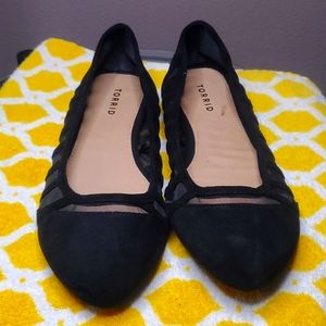 Torrid Black Flats Size 9